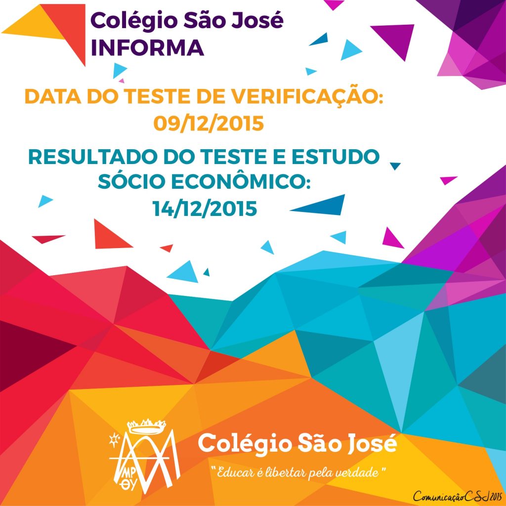 Colégio São José Informa