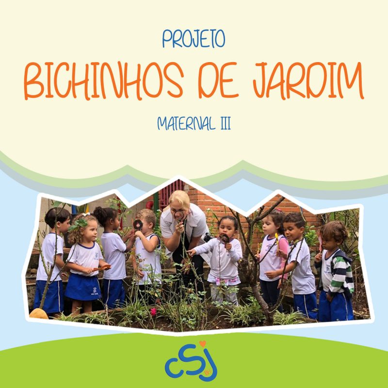 projeto bichinhos de jardim